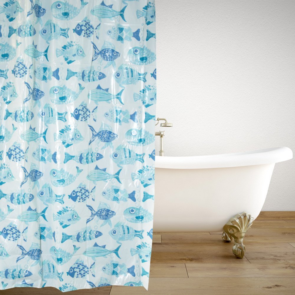 kourtina-mpaniou-plastiki-aqua-dream-180-180-8826 ΚΟΥΡΤΙΝΑ ΜΠΑΝΙΟΥ PEVA SEAFLOW 180(Μ)X180(Υ) - Image 1