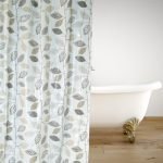 ΚΟΥΡΤΙΝΑ ΜΠΑΝΙΟΥ PEVA CALM BROWN 180(Μ)X180(Υ)