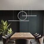 SE LED 100 LUFICET PENDANT BLACK 24W 3CCT 100x6x100cm IP20 220V 2 YEARS WARRANTY Ε2