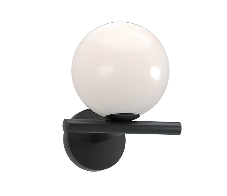 siri-black SE21-BL-15 SIRI WALL LAMP BLACK E14 20x20x20cm IP20 220V 2 YEARS WARRANTY Ε3 - Image 1