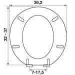 Κάλυμμα Τουαλέτας Πολυεστερικά - SMALL σε Λευκό 0292 by ΕΛΒΙΤ - Image 2