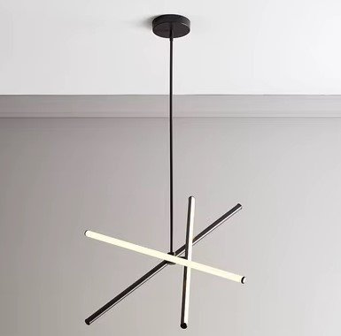 vamos-black SE LED 50 VAMOS PENDANT BLACK 22W 3CCT 50x50x110cm IP20 220V 2 YEARS WARRANTY Δ2 - Image 1