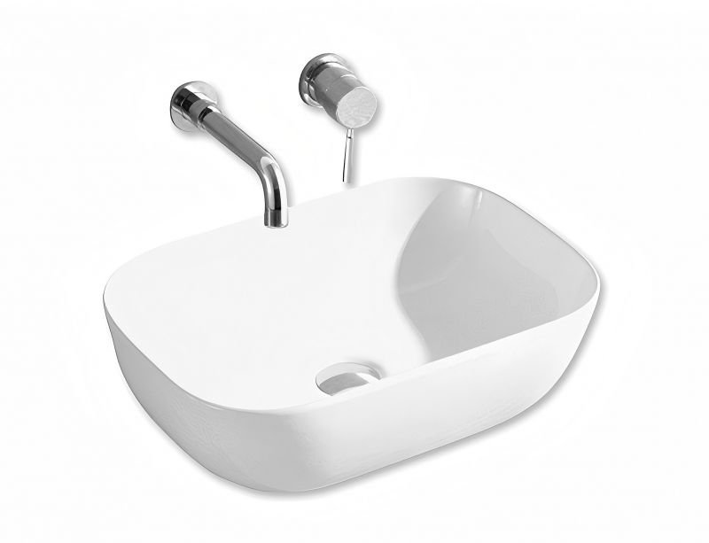 17-8417-1 ELEGAN-8 465*320*135 ΝΙΠΤΗΡΑΣ ΛΕΥΚΟΣ - Image 1