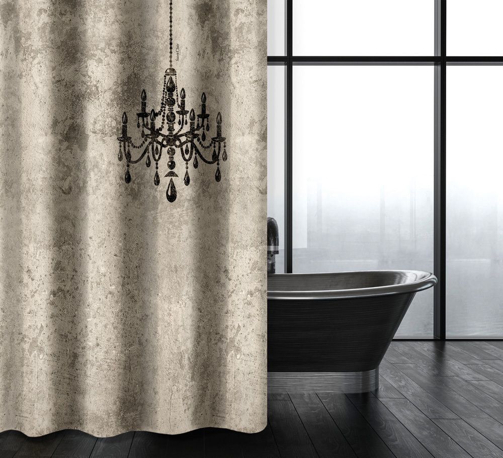 20220803232411_saint_clair_abstract_1728030122014_kourtina_mpaniou_yfasmatini_240by185_cm_natural Κουρτίνα Μπάνιου Zen Body Des 116 Υφασμάτινη 180x200 cm - Image 1