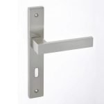 Πόμολο Πόρτας με Πλάκα Best 23 - Νίκελ Ματ - Σχεδιασμός που συνδυάζει στυλ και λειτουργικότητα