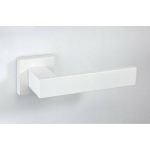 Πόμολο Πόρτας με Ροζέτα Best 23 - Λευκό Ματ - Σχεδιασμός που συνδυάζει στυλ και λειτουργικότητα