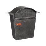 Μεταλλικό Γραμματοκιβώτιο Εξωτερικού Χώρου Ασημί Σφυρήλατο 36x10x37cm - VIENNA 5001 By Viometal