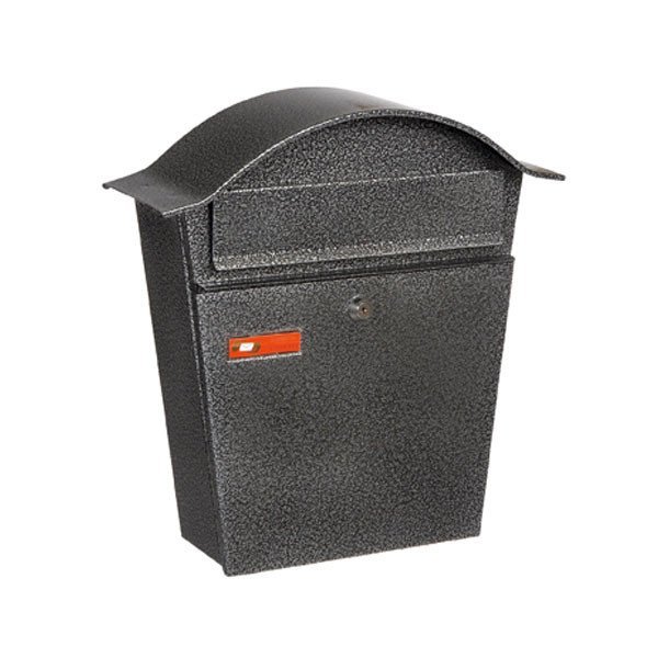 5001 ασημι Μεταλλικό Γραμματοκιβώτιο Εξωτερικού Χώρου Ασημί Σφυρήλατο 36x10x37cm - VIENNA 5001 By Viometal - Image 1