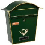 Μεταλλικό Γραμματοκιβώτιο Εξωτερικού Χώρου Κυπαρισσί 35.5x10x37cm - VIENNA 5001 By Viometal