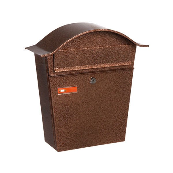 5001bronze Μεταλλικό Γραμματοκιβώτιο Εξωτερικού Χώρου Μπρονζέ Σφυρήλατο 36x10x37cm - VIENNA 5001 By Viometal - Image 1