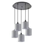 SE21-BL-B10-BL5-SH2 ADEPT PENDANT Grey Shade Pendant+
