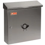 ΑΝΟΞΕΙΔΩΤΟ Γραμματοκιβώτιο Εξωτερικού Χώρου Ασημί 38x10x36cm - LONDON 9001 By Viometal