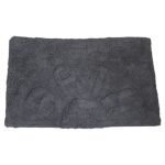 Πατάκι Μπάνιου ''BATH'' από 100% Βαμβάκι 50x80cm Γκρι MRShome