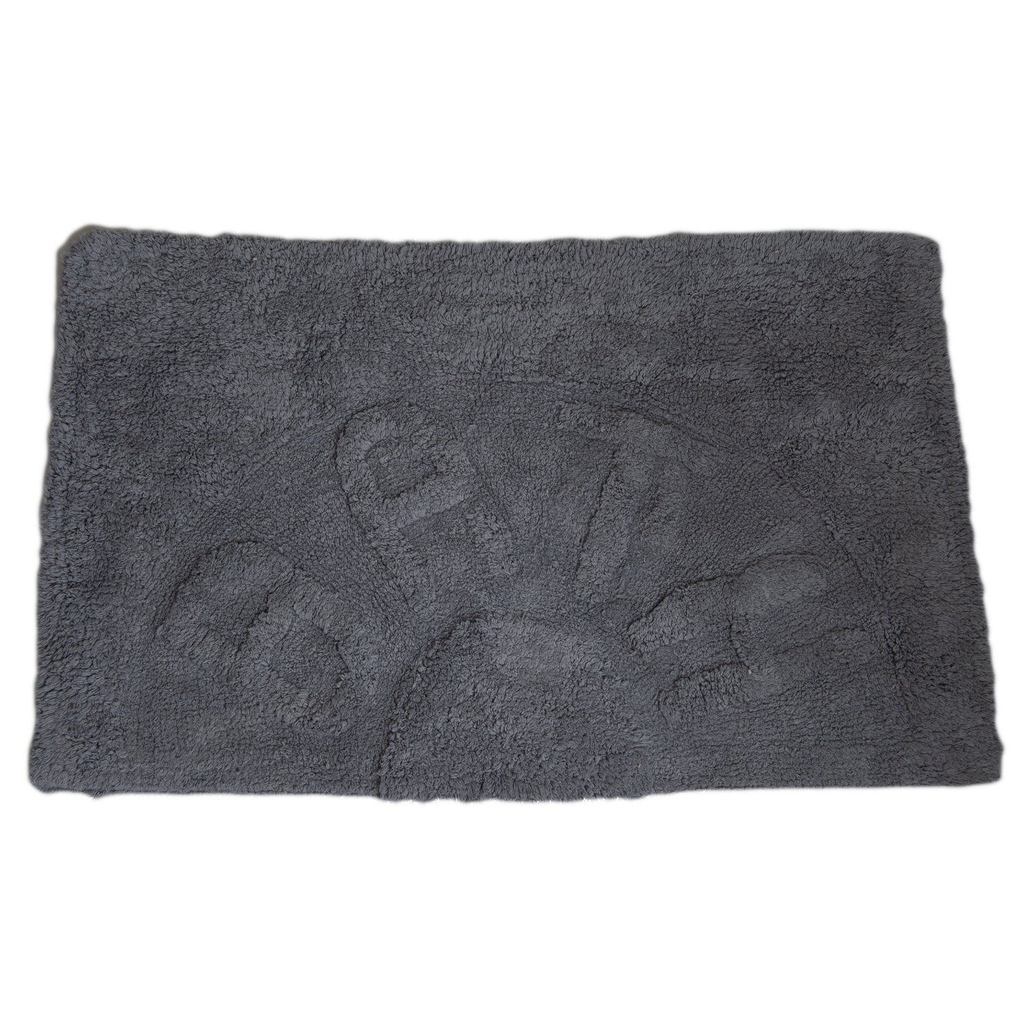 ds-3993002 Πατάκι Μπάνιου ''BATH'' από 100% Βαμβάκι 50x80cm Γκρι MRShome - Image 1