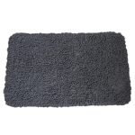 Πατάκι Μπάνιου από 100% Βαμβάκι 50x80cm Γκρι MRShome