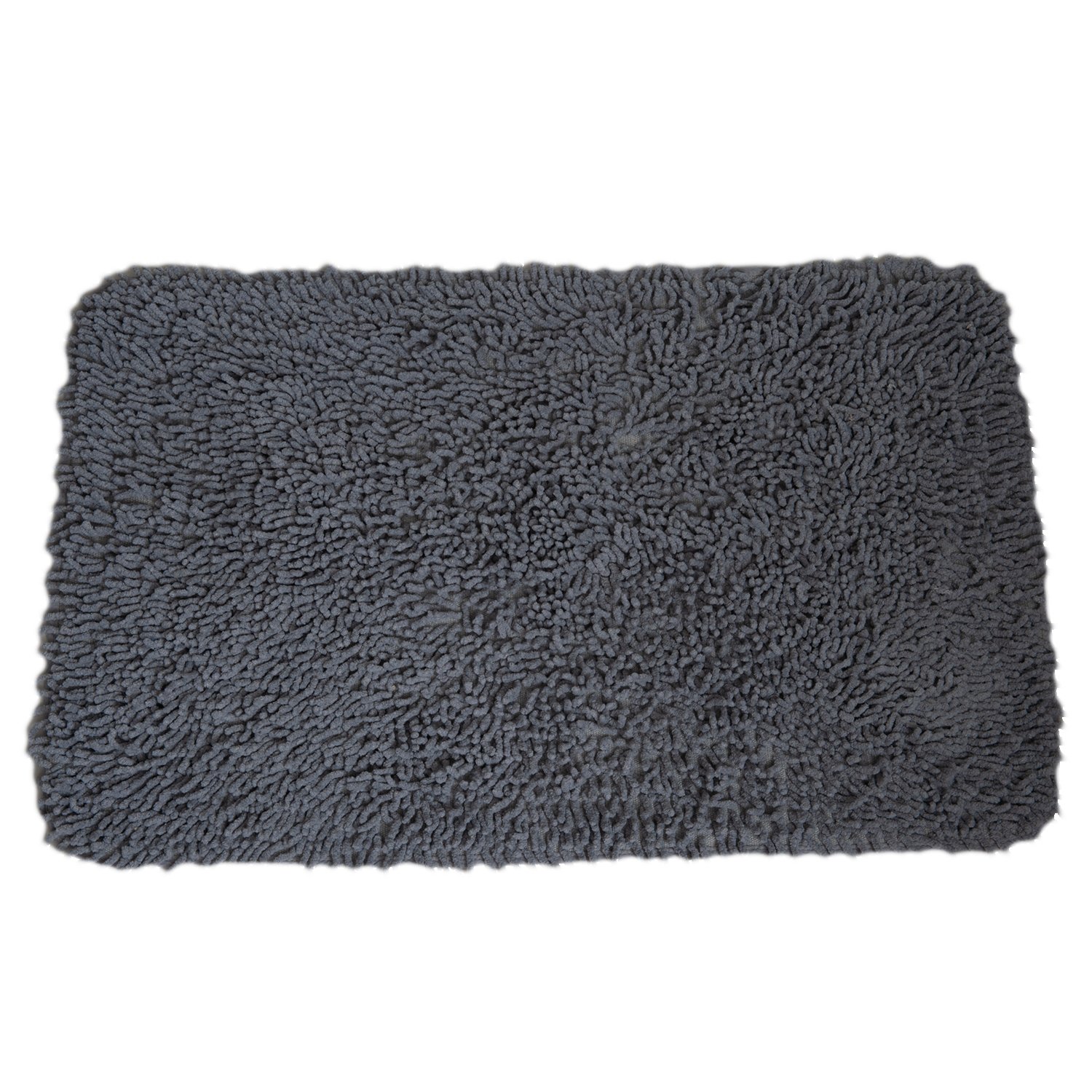 ds-3995002 Πατάκι Μπάνιου από 100% Βαμβάκι 50x80cm Γκρι MRShome - Image 1