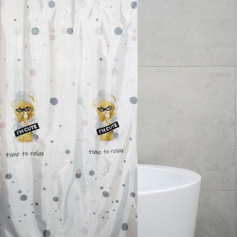 kourtina-mpaniou-cutecat-180-200-9206 ΚΟΥΡΤΙΝΑ ΜΠΑΝΙΟΥ CUTE CAT 180(Μ)X200(Υ) - Image 1