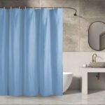 Υφασμάτινη Κουρτίνα Μπάνιου Σιελ 180×240cm Υψος - Image 3