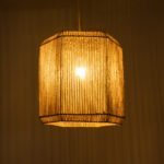 GLOBOSTAR® CAYMAN 00519 Boho Κρεμαστό Φωτιστικό Οροφής με Ντουί 1 x E27 AC 220-240V IP20 - Μπεζ - Μ40 x Π40 x Υ40cm - Image 3