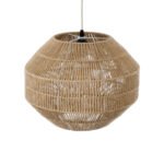 GLOBOSTAR® CAYMAN 00522 Boho Κρεμαστό Φωτιστικό Οροφής με Ντουί 1 x E27 AC 220-240V IP20 - Μπεζ - Μ40 x Π40 x Υ30cm - Image 7