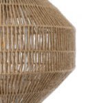 GLOBOSTAR® CAYMAN 00522 Boho Κρεμαστό Φωτιστικό Οροφής με Ντουί 1 x E27 AC 220-240V IP20 - Μπεζ - Μ40 x Π40 x Υ30cm - Image 8