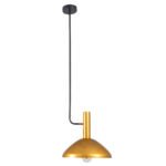 GLOBOSTAR® KATIE 00538 Μοντέρνο Φωτιστικό Οροφής με Ντουί 1 x E27 AC 220-240V IP20 - Μαύρο & Χρυσό - Μ30 x Π30 x Υ120cm - Image 7