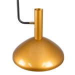 GLOBOSTAR® KATIE 00538 Μοντέρνο Φωτιστικό Οροφής με Ντουί 1 x E27 AC 220-240V IP20 - Μαύρο & Χρυσό - Μ30 x Π30 x Υ120cm - Image 9