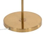 GLOBOSTAR® HUDSON 00500 Μοντέρνο Επιδαπέδιο Φωτιστικό με Ντουί 1 x E27 AC 220-240V IP20 - Λευκό & Χρυσό - Μ20 x Π20 x Υ177cm - Image 8