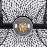 GLOBOSTAR® VERONA 00586 Μοντέρνο Κρεμαστό Φωτιστικό Οροφής με Ντουί 3 x E27 AC 220-240V IP20 - Μαύρο & Χρυσό - Μ50 x Π28 x Υ20cm - Image 7