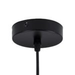 GLOBOSTAR® HAMBURG 00591 Μοντέρνο Κρεμαστό Φωτιστικό Οροφής με Ντουί 1 x E14 AC 220-240V IP20 - Μαύρο & Λευκό - Μ25 x Π20 x Υ50cm - Image 12