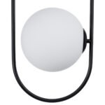 GLOBOSTAR® HAMBURG 00591 Μοντέρνο Κρεμαστό Φωτιστικό Οροφής με Ντουί 1 x E14 AC 220-240V IP20 - Μαύρο & Λευκό - Μ25 x Π20 x Υ50cm - Image 10