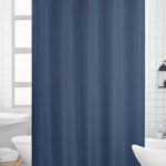 Υφασμάτινη Κουρτίνα Μπάνιου Μπλέ 180×240cm Υψος - Image 2
