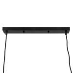 GLOBOSTAR® TRIANGLE 00611 Μοντέρνο Κρεμαστό Φωτιστικό Οροφής με Ντουί 2 x E27 AC 220-240V IP20 - Μαύρο - Μ60 x Π22 x Y130cm - Image 10