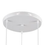 GLOBOSTAR® TRIANGLE 00617 Μοντέρνο Κρεμαστό Φωτιστικό Οροφής με Ντουί 3 x E27 AC 220-240V IP20 - Λευκό - Μ49 x Π49 x Y130cm - Image 10