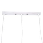 GLOBOSTAR® DILLON 00631 Μοντέρνο Κρεμαστό Φωτιστικό Οροφής με Ντουί 3 x E27 AC 220-240V IP20 - Λευκό & Μπεζ - Μ54 x Π14 x Υ130cm - Image 8