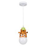 GLOBOSTAR® GIRAFFE 00638 Παιδικό Κρεμαστό Φωτιστικό Οροφής με Ντουί 1 x E27 AC 220-240V IP20 - Πολύχρωμο - Μ12 x Π10.5 x Υ13.5cm - Image 4