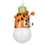GLOBOSTAR® GIRAFFE 00638 Παιδικό Κρεμαστό Φωτιστικό Οροφής με Ντουί 1 x E27 AC 220-240V IP20 - Πολύχρωμο - Μ12 x Π10.5 x Υ13.5cm - Image 5