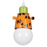 GLOBOSTAR® GIRAFFE 00638 Παιδικό Κρεμαστό Φωτιστικό Οροφής με Ντουί 1 x E27 AC 220-240V IP20 - Πολύχρωμο - Μ12 x Π10.5 x Υ13.5cm - Image 6