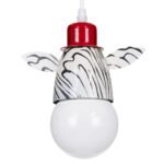 GLOBOSTAR® ZEBRA 00639 Παιδικό Κρεμαστό Φωτιστικό Οροφής με Ντουί 1 x E27 AC 220-240V IP20 - Πολύχρωμο - Μ19 x Π10.5 x Υ13.5cm - Image 6