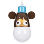 GLOBOSTAR® MONKEY 00640 Παιδικό Κρεμαστό Φωτιστικό Οροφής με Ντουί 1 x E27 AC 220-240V IP20 - Πολύχρωμο - Μ14.5 x Π10.5 x Υ13.5cm