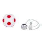 GLOBOSTAR® FOOTBALL 00642 Παιδικό Κρεμαστό Φωτιστικό Οροφής με Ντουί 1 x E27 AC 220-240V IP20 - Λευκό & Κόκκινο - Μ15 x Π15 x Y18cm - Image 8