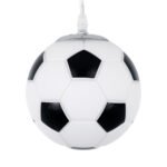 GLOBOSTAR® FOOTBALL 00643 Παιδικό Κρεμαστό Φωτιστικό Οροφής με Ντουί 1 x E27 AC 220-240V IP20 - Λευκό & Μαύρο - Μ15 x Π15 x Y18cm - Image 5