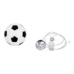GLOBOSTAR® FOOTBALL 00643 Παιδικό Κρεμαστό Φωτιστικό Οροφής με Ντουί 1 x E27 AC 220-240V IP20 - Λευκό & Μαύρο - Μ15 x Π15 x Y18cm - Image 8