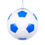GLOBOSTAR® FOOTBALL 00644 Παιδικό Κρεμαστό Φωτιστικό Οροφής με Ντουί 1 x E27 AC 220-240V IP20 - Λευκό & Μπλε - Μ15 x Π15 x Y18cm - Image 6