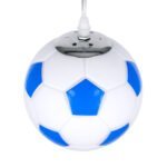 GLOBOSTAR® FOOTBALL 00644 Παιδικό Κρεμαστό Φωτιστικό Οροφής με Ντουί 1 x E27 AC 220-240V IP20 - Λευκό & Μπλε - Μ15 x Π15 x Y18cm - Image 7