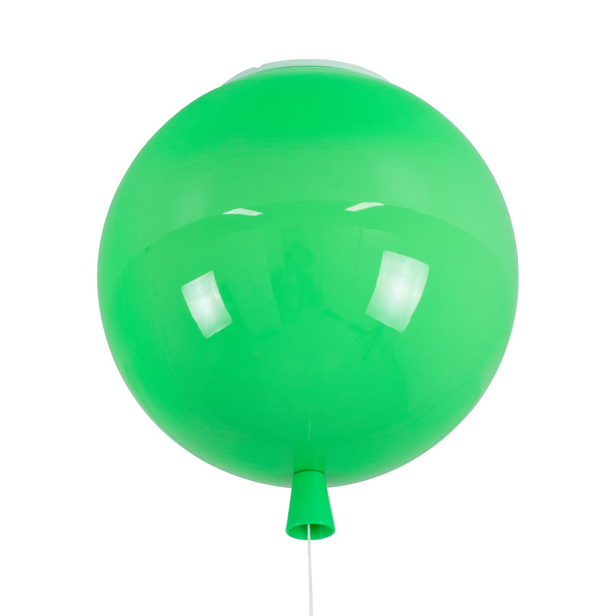 00653_0 GLOBOSTAR® BALLOON 00653 Παιδικό Φωτιστικό Οροφής με Ντουί 1 x E27 AC 220-240V IP20 - Πράσινο - Μ30 x Π30 x Υ33cm - Image 1
