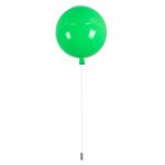 GLOBOSTAR® BALLOON 00653 Παιδικό Φωτιστικό Οροφής με Ντουί 1 x E27 AC 220-240V IP20 - Πράσινο - Μ30 x Π30 x Υ33cm - Image 5