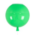 GLOBOSTAR® BALLOON 00653 Παιδικό Φωτιστικό Οροφής με Ντουί 1 x E27 AC 220-240V IP20 - Πράσινο - Μ30 x Π30 x Υ33cm - Image 7