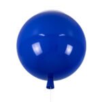 GLOBOSTAR® BALLOON 00654 Παιδικό Φωτιστικό Οροφής με Ντουί 1 x E27 AC 220-240V IP20 - Μπλε - Μ30 x Π30 x Υ33cm