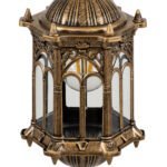 GLOBOSTAR® DARCY 00656 Vintage Κρεμαστό Φωτιστικό Οροφής με Ντουί 1 x E27 AC 220-240V IP20 - Μπρούτζινο & Διάφανο - Μ15.5 x Π15.5 x Υ32.5cm - Image 7